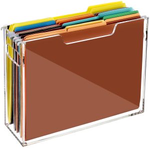 DINGHUO-Acrylic-Hanging-File-Organizer-Box-File-Holder-with-Handles-Clear-File-Box-for-Letter-SizeA4-File-Folders-Hanging-Folder-Storage-for-Desk-Home-Office-School